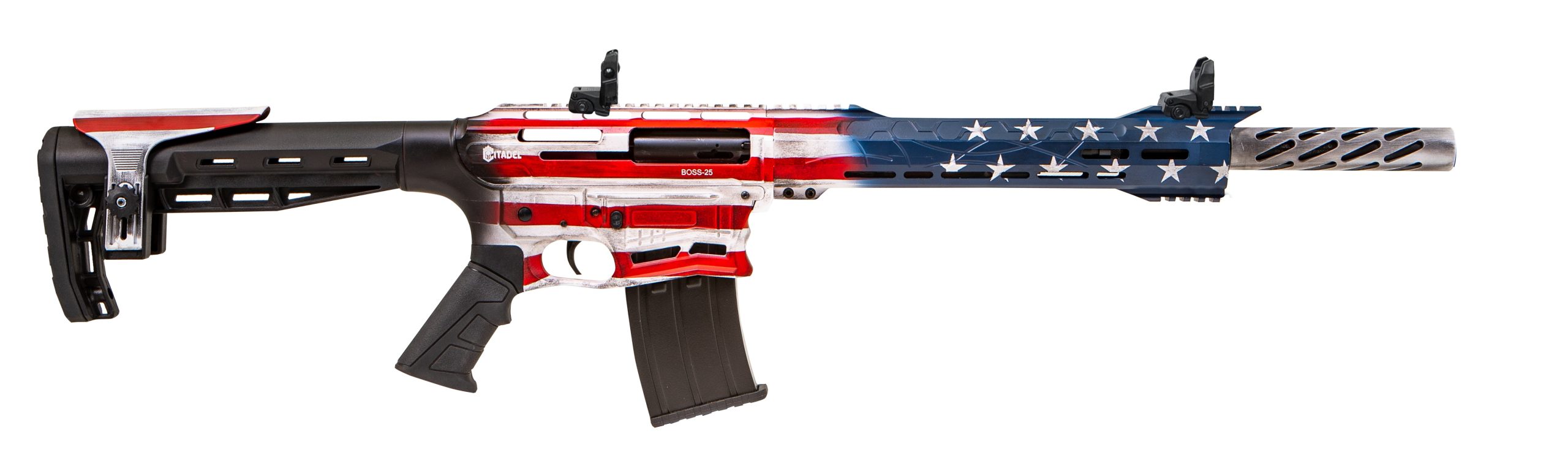 CITADEL BOSS 25 12/18.75 FLAG - USA FLAG CERAKOTE