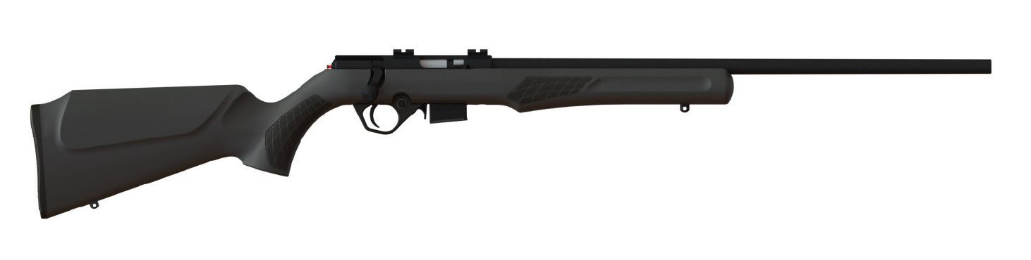 RB17 17HMR BLK/SYN 21" 5+1 - BOLT ACTION