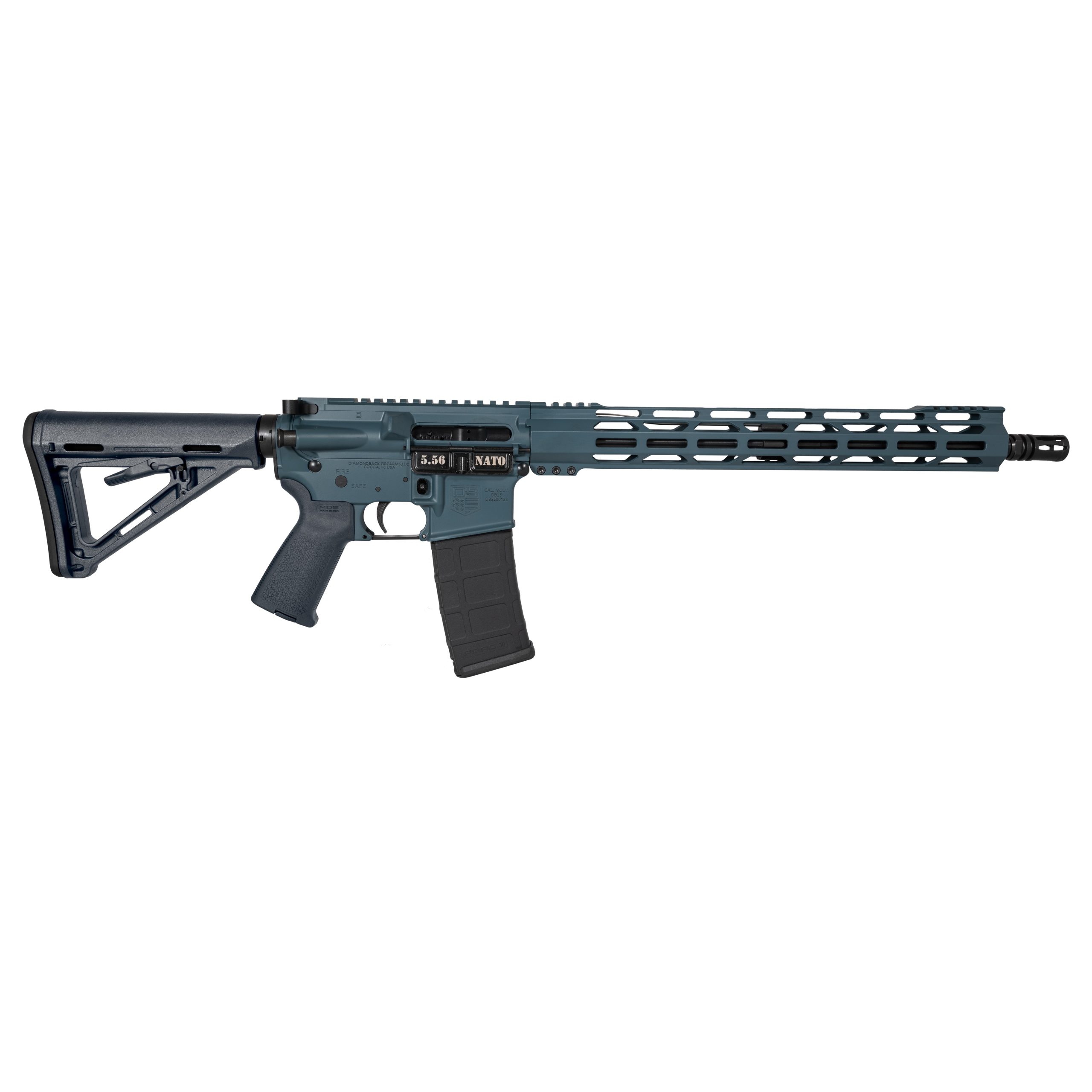DB15 5.56 BLUE 16" M-LOK 12" # - 12" M-LOK RAIL