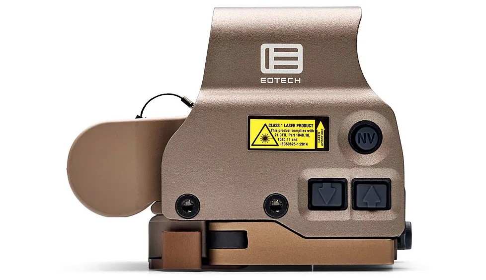 EXPS3 #1RET CR123 NV TAN SIDE - SIDE BUTTONS/SINGLE QD LEVER