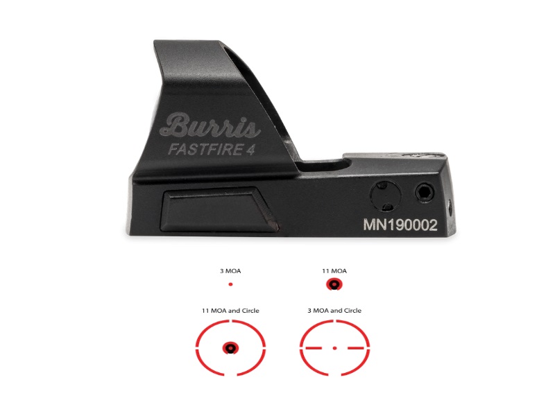 FASTFIRE IV MULTI-RETICLE - MULTI RETICLE RED DOT