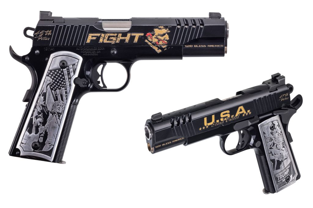 TRUMP FIGHT 1911 45ACP BLEM # - 7+1 | CUSTOM TRUMP ENGRAVING