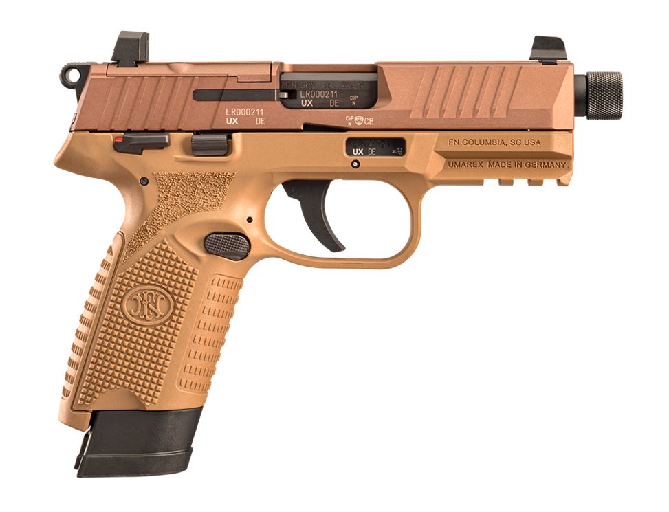 FN 502 TACT 22LR FDE 10+1 TB - OPTICS READY