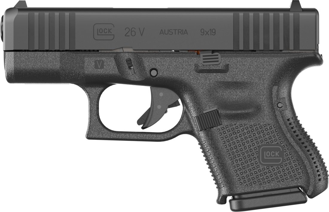G26 V 9MM 10+1 3.46" FS - 3-10RD MAGS | FRONT SERRATIONS