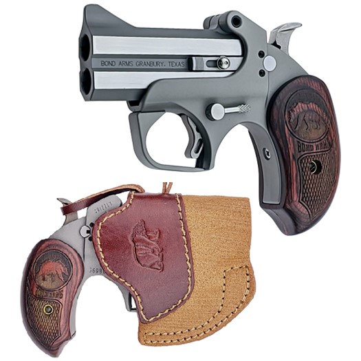 GRIZZLY 45LC/410 SS 3" FS HLST - ROSEWOOD GRIPS | HOLSTER