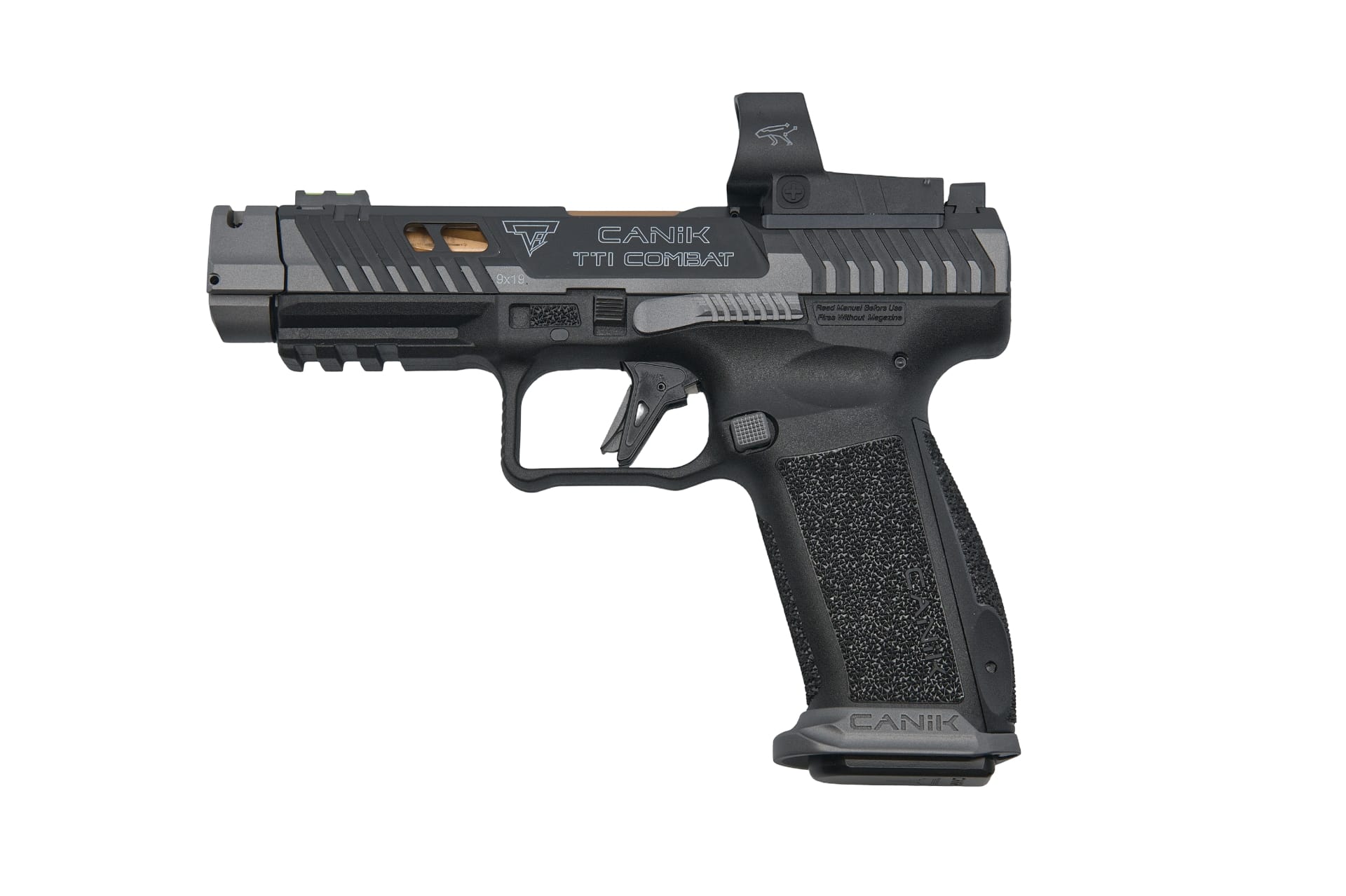 TTI COMBAT 9MM SMOKE 21+1 MO3 - MECANIK MO3 OPTIC