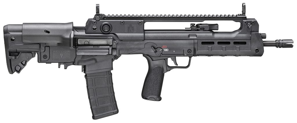 HELLION 5.56 BLK 16" 30+1 - LOW PROFILE FLIP UP SIGHTS