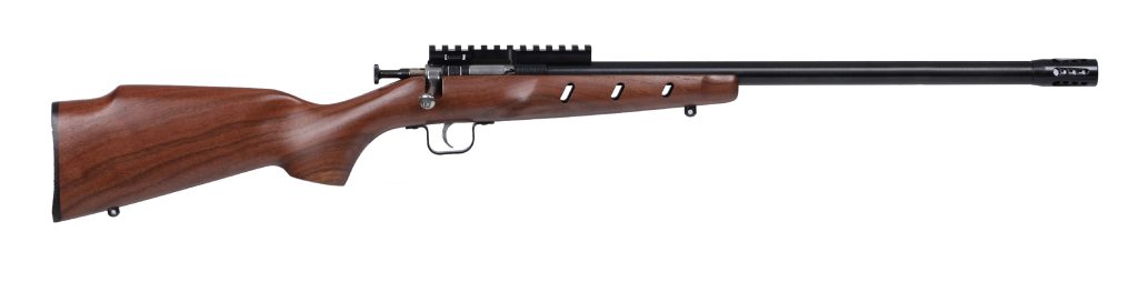 CRICKETT 22LR BL/WD HEAVY BBL