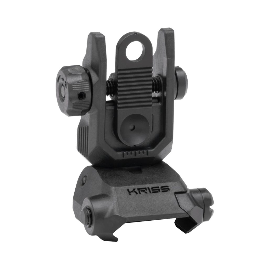 REAR FLIP-UP SIGHT BLK POLY - DA-PRSBL00