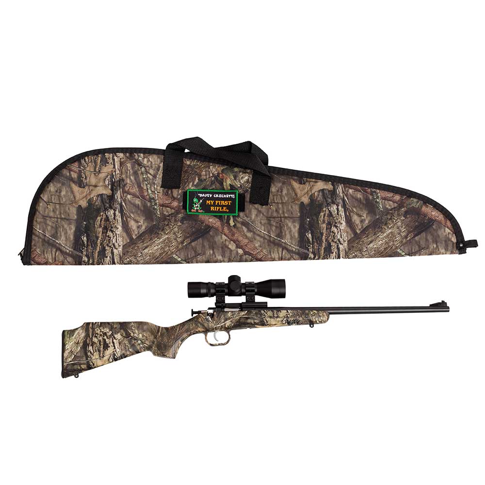 CRICKETT 22LR BL/MOBU PKG - MOSSY OAK BREAK UP CAMO | CASE
