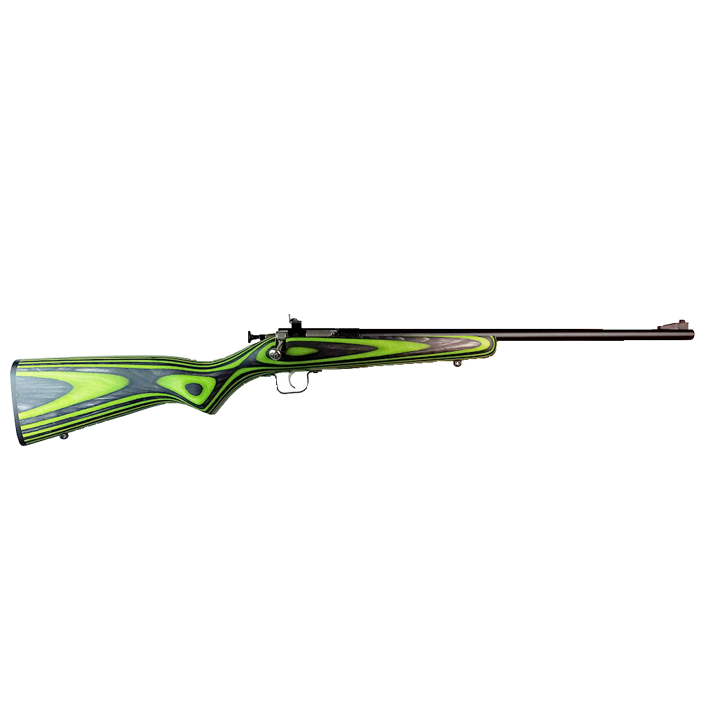 CRICKETT 22LR BL/BLK-GRN LAM - SINGLE-SHOT