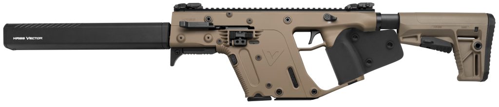 VECTOR CRB 45ACP 16" FDE CA # - KYDEX GRIP WRAP