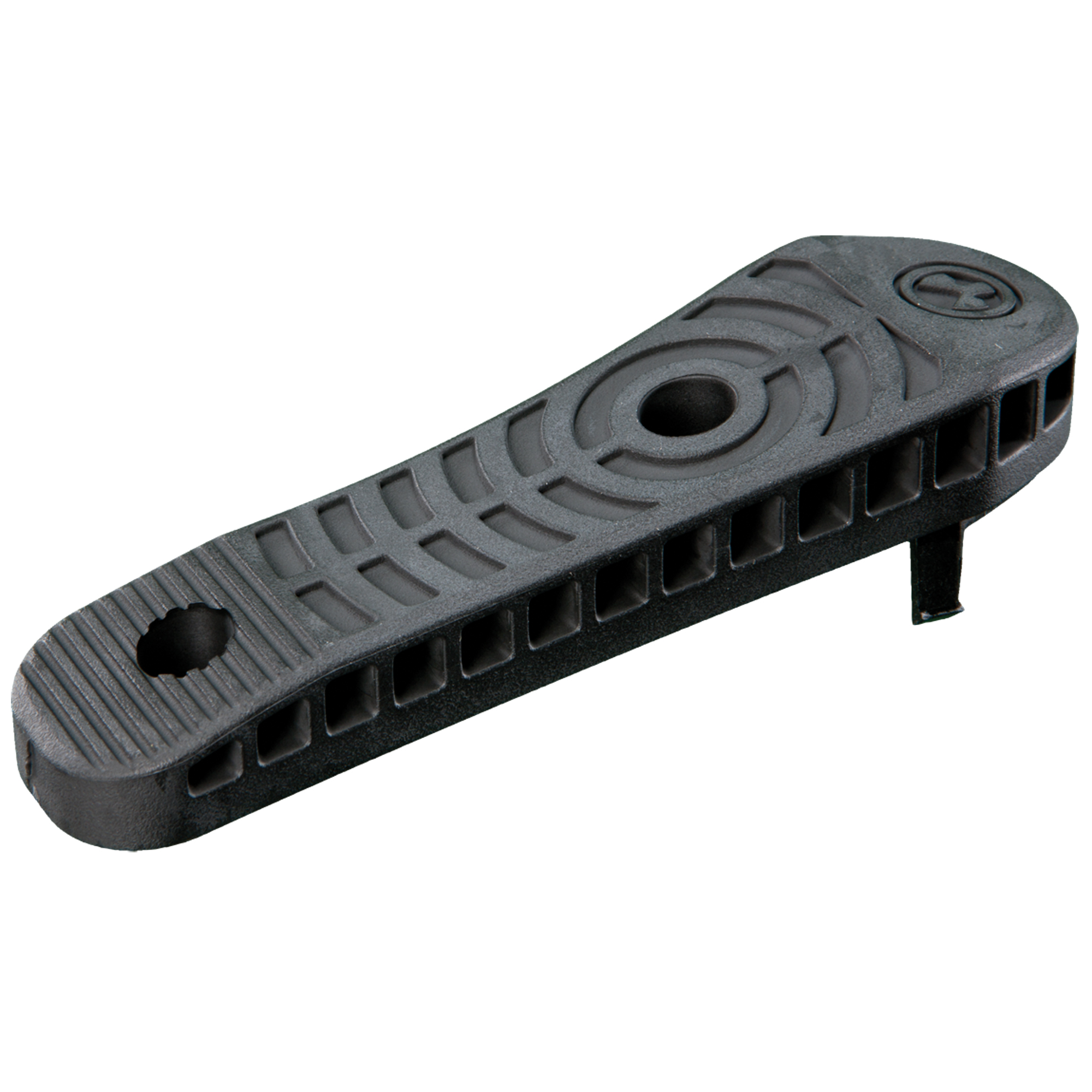 RUBBER BUTT PAD 0.70" BLK