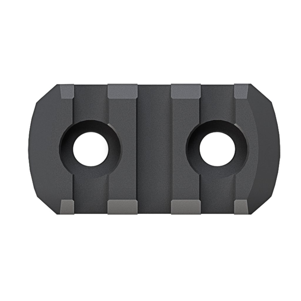 M-LOK ALUMINUM RAIL 3 SLOT BLK