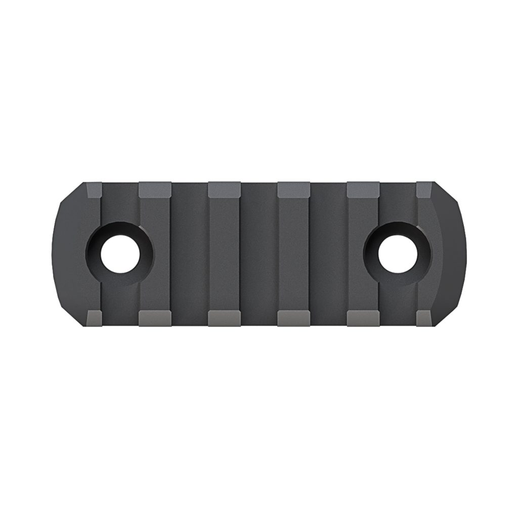 M-LOK ALUMINUM RAIL 5 SLOT BLK