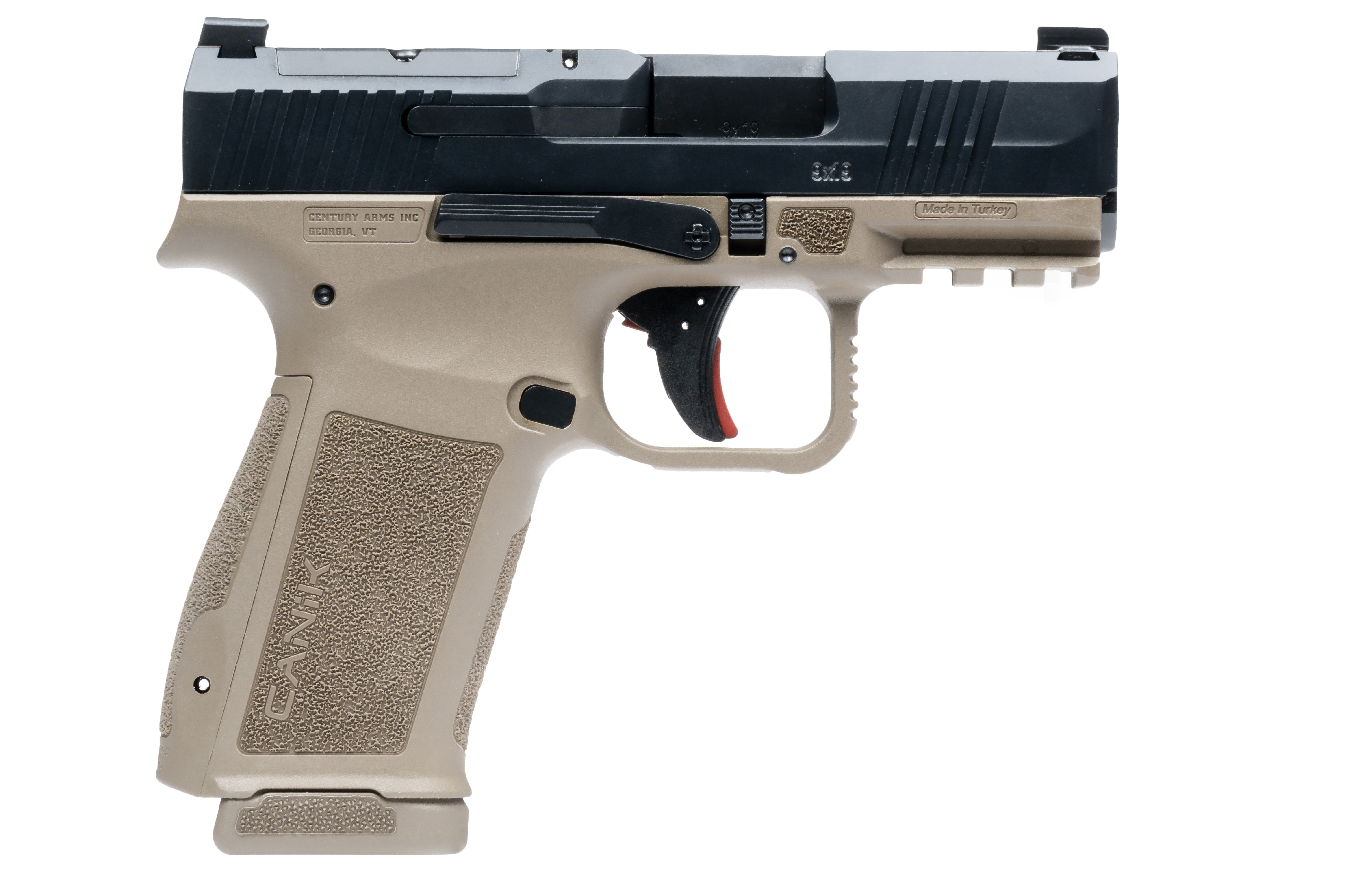 METE MC9L 9MM BLK/FDE 17+1 - OPTICS READY SLIDE CUT