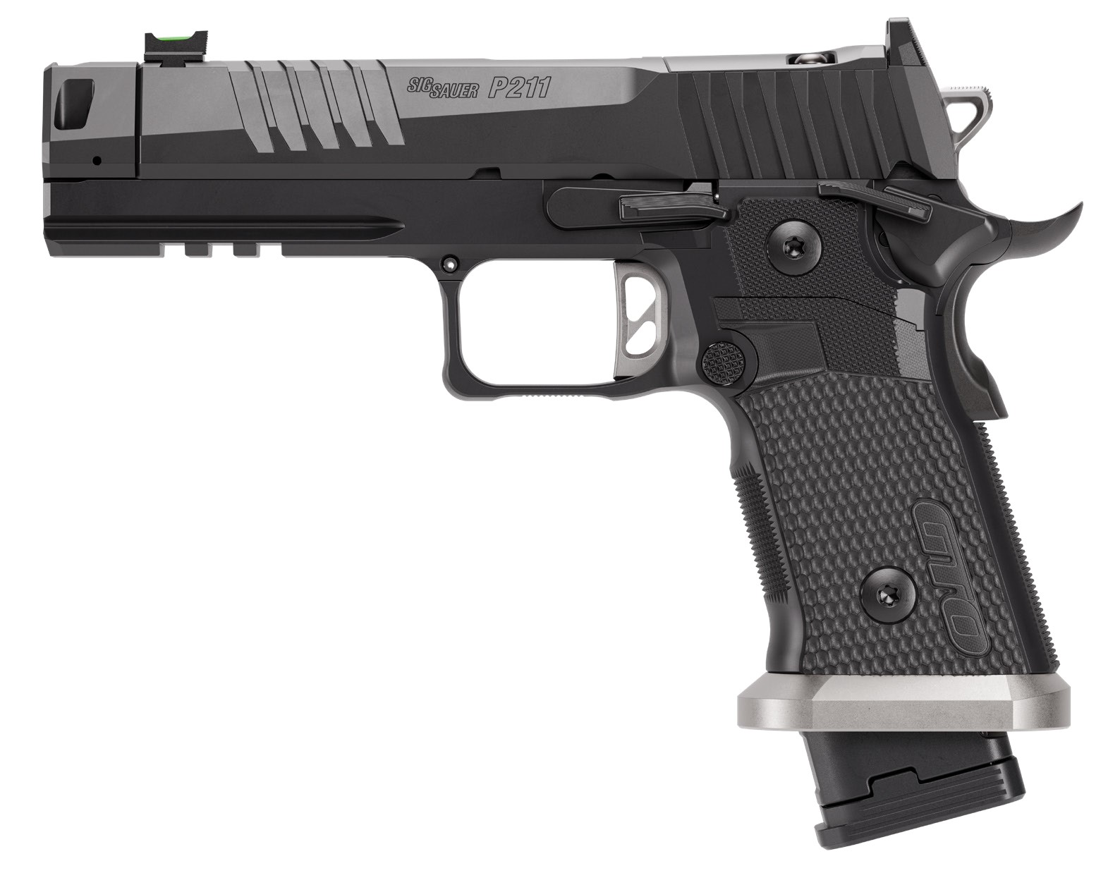 P211 9MM COMP BLK 4.4" 21+1 FO - 211F-9-GTO | BULL BARREL