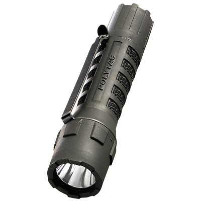POLYTAC 600LM EDC BLACK - SURE GRIP FLASHLIGHT