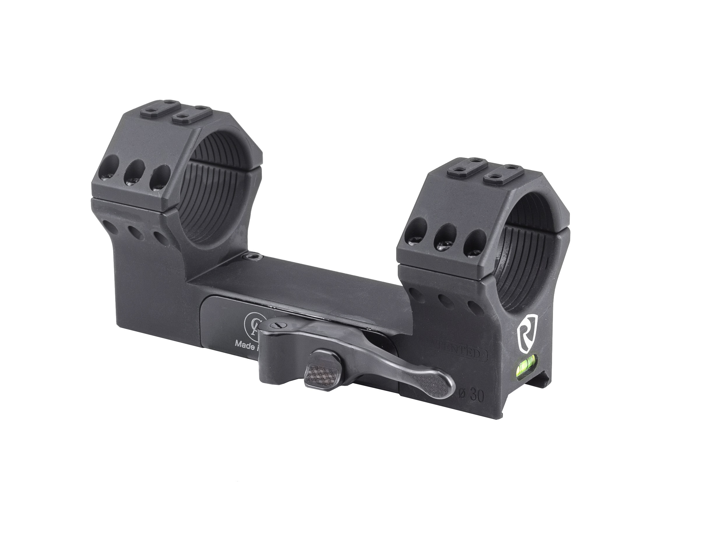 PICATINNY MOUNT 34MM QD 20MOA - MATTE BLACK