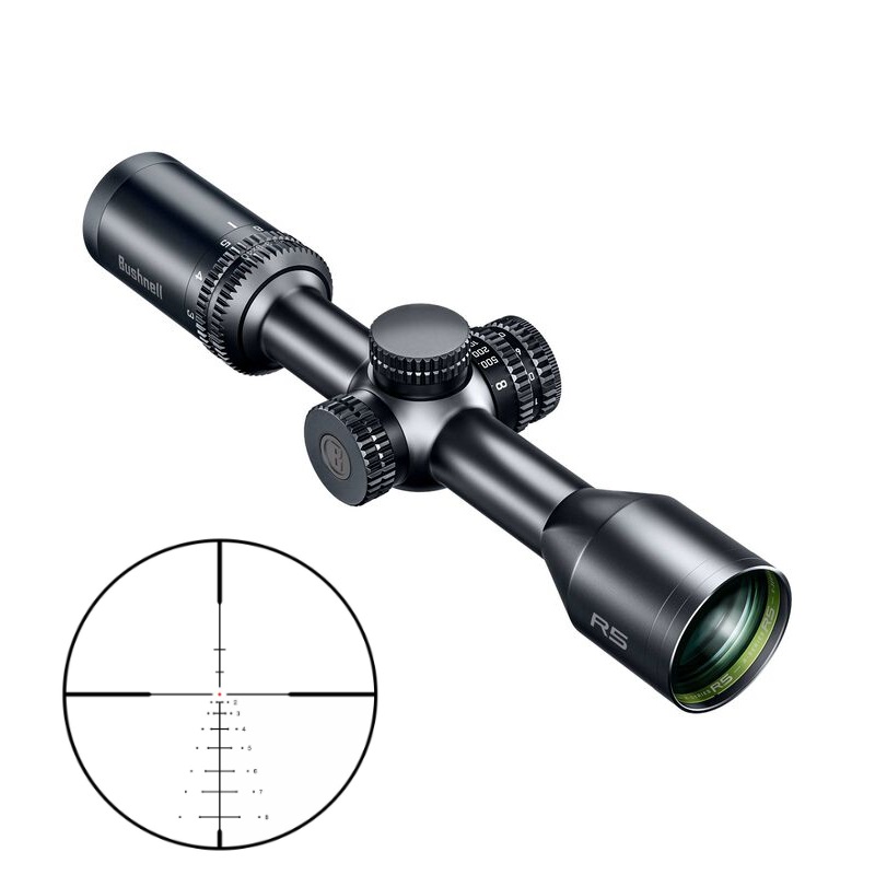 R5 3-9X40 DOA-LRH800 BLK ILL - SECOND FOCAL | ILLUMINATED