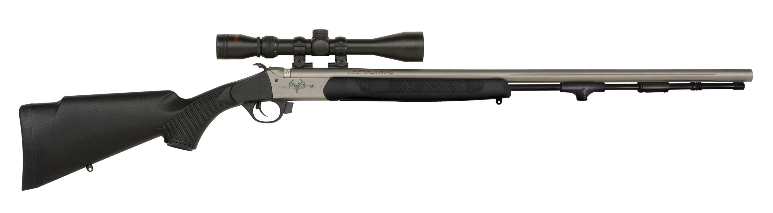 PURSUIT VAPR XT 50CAL SS/BLK - 3-9X40 SCOPE PACKAGE