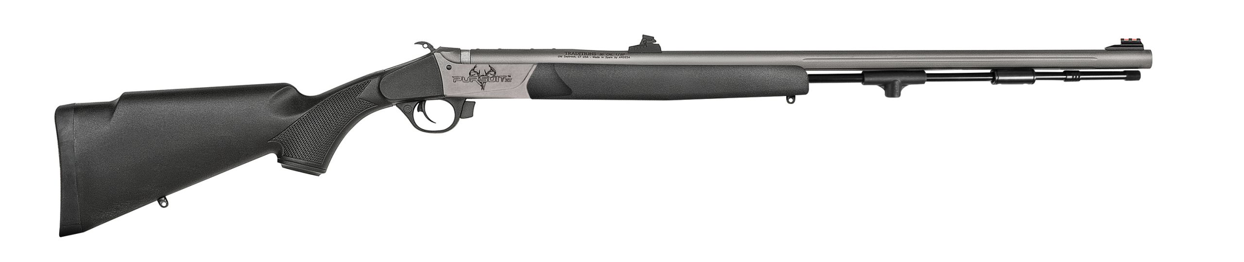 PURSUIT XT 50CAL SYN 26" SGHTS - BLACK SYNTHETIC STOCK