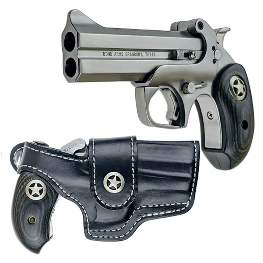 RANGER II 45LC/410 4.25" - BLACK GRIPS / DRIVING HOLSTER