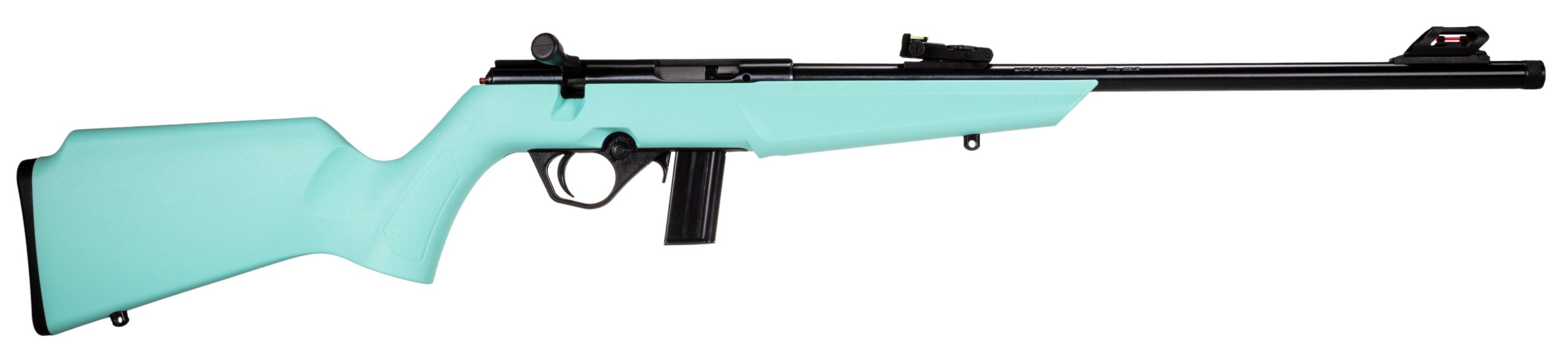 RB22 22LR BLK/CYAN 16.5" 10+1 - COMPACT | FIBER OPTIC SIGHTS