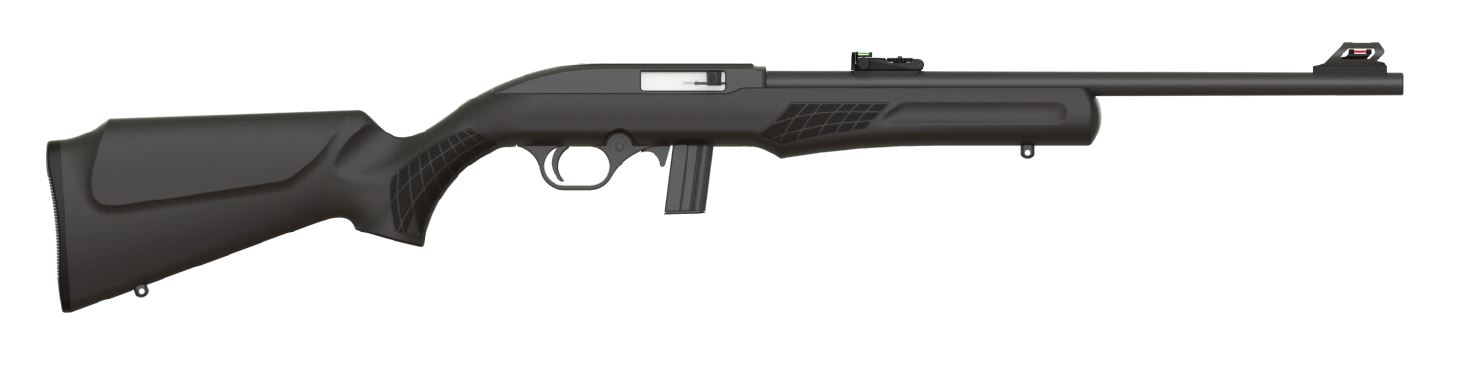 RS22 22LR BLK/SYN 18" 10+1 - SEMI-AUTO|FIBER OPTIC SIGHTS