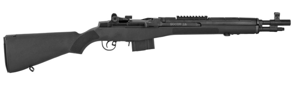 M1A SOCOM 16" 308 BLACK SYN - BLUE BARREL / BLACK SYNTHETIC
