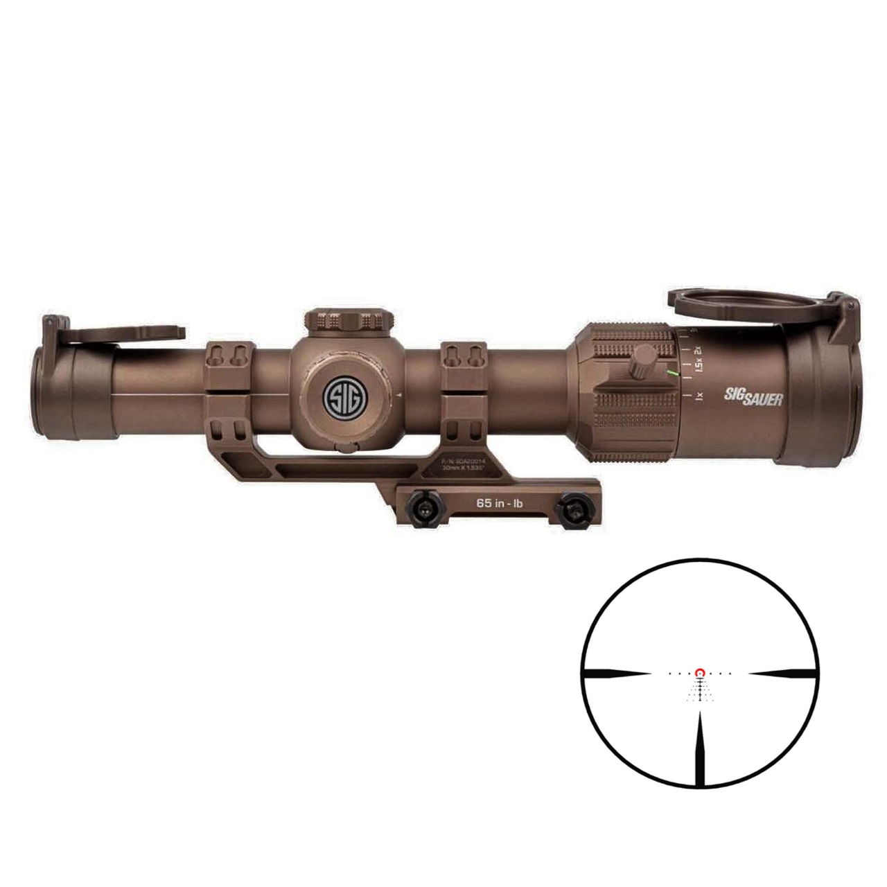 TANGO MSR 1-10X28 34MM COYOTE - SOTM11200|ILLUMINATED RETICLE