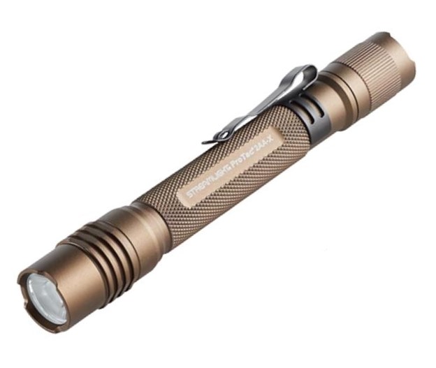 PROTAC 2AA-X USB 550LM COYOTE - TACTICAL FLASHLIGHT