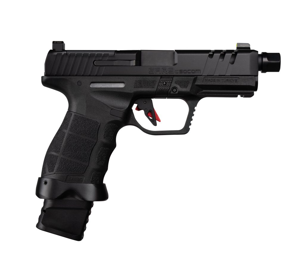 SAR9 SOCOM CPT 9MM BLK 4.5" TB