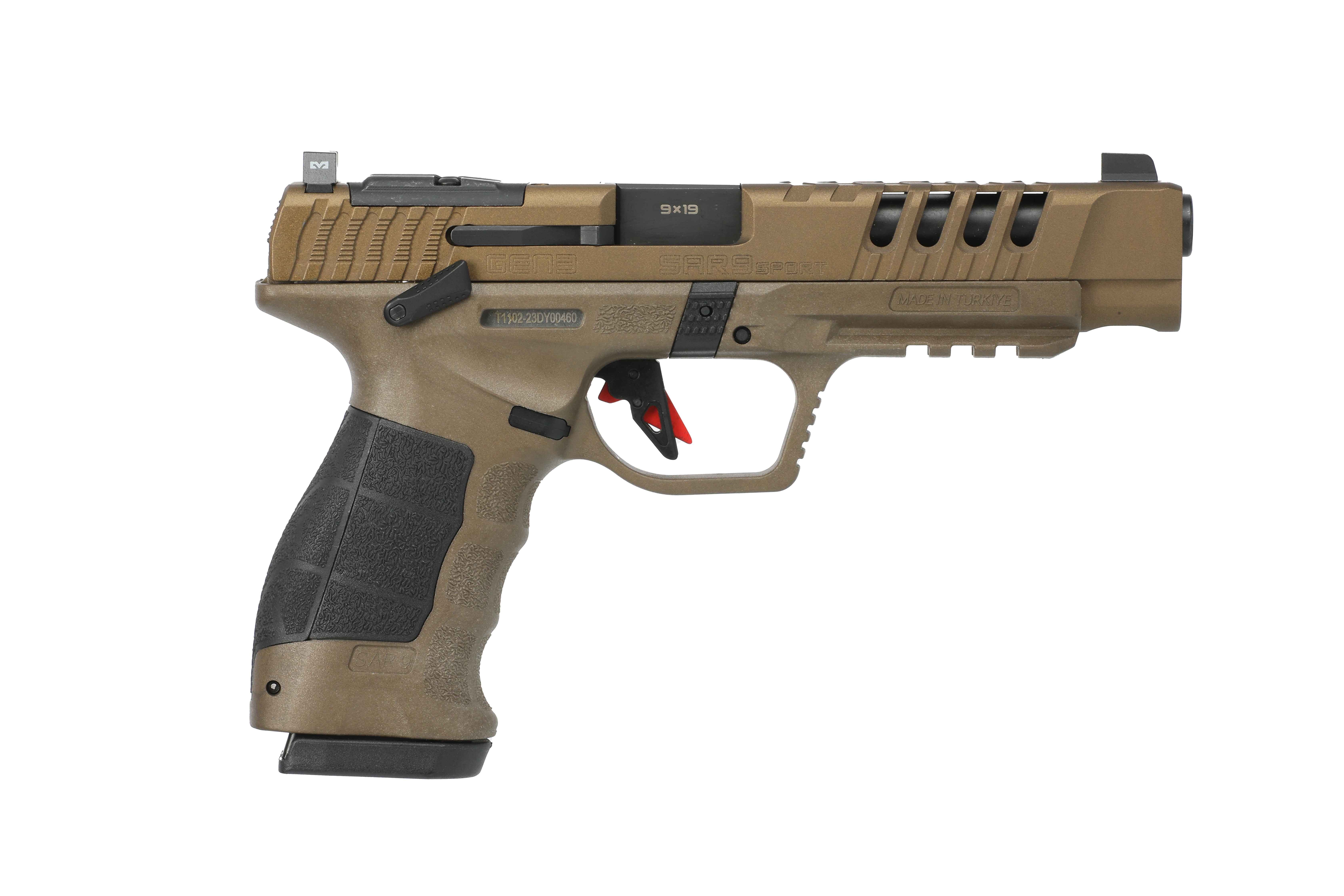 SAR9 SPORT GEN3 9MM BRZ 5.2" - BRONZE CERAKOTE