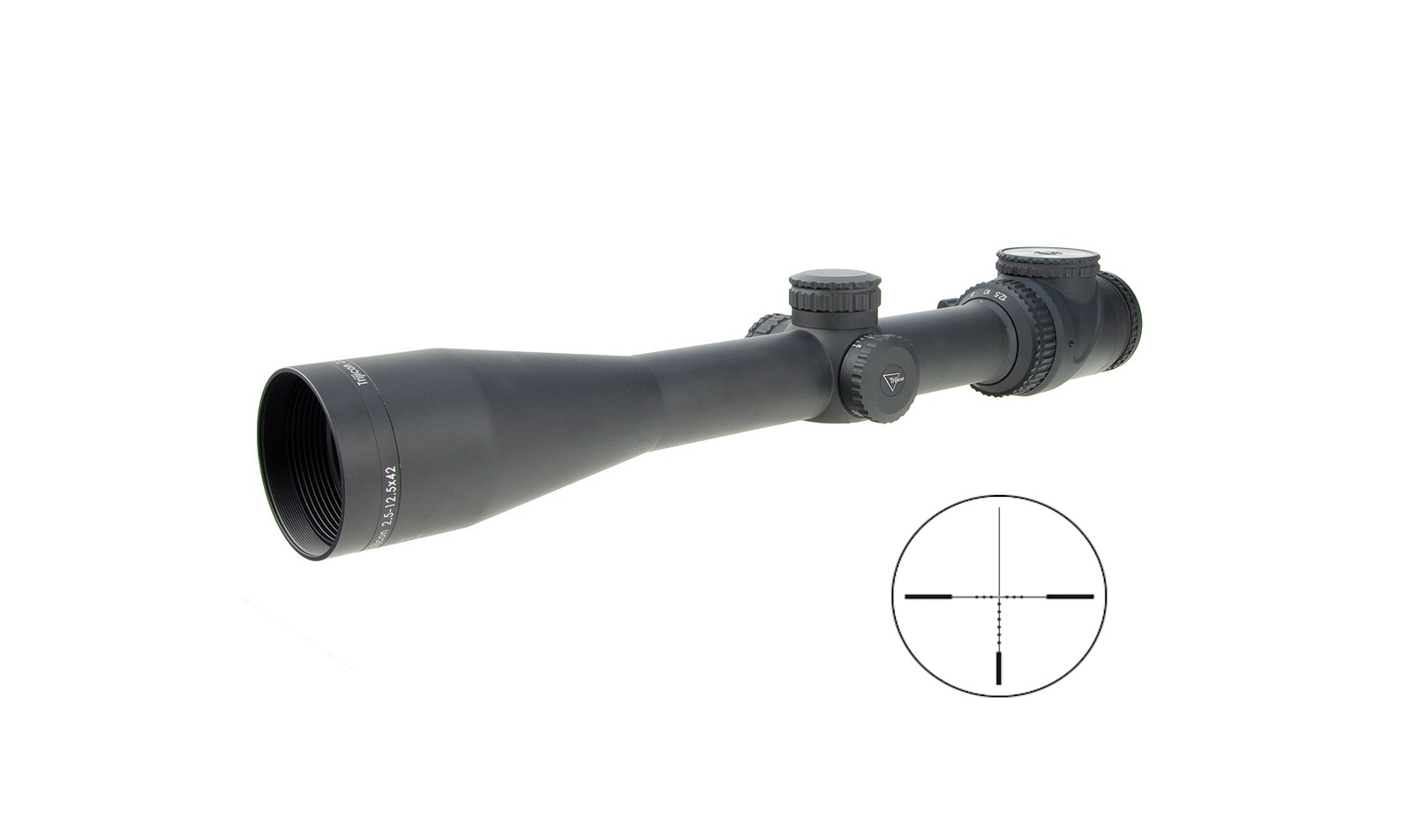 ACCUPNT 2.5-12.5X42 MOA 30MM - MOA-DOT CROSSHAIR|GREEN DOT