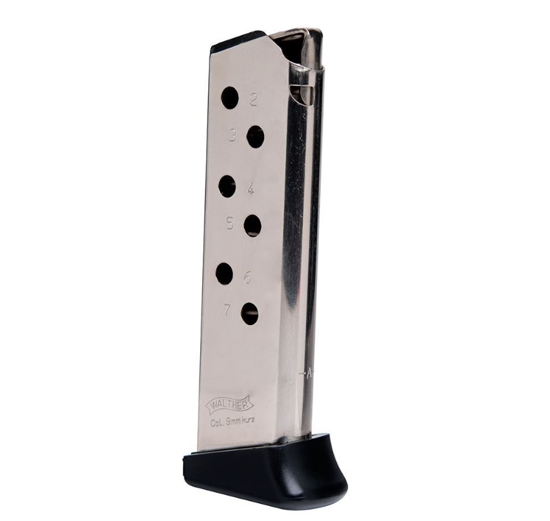 MAGAZINE PPK/S 380ACP 7RD FR - FINGER REST