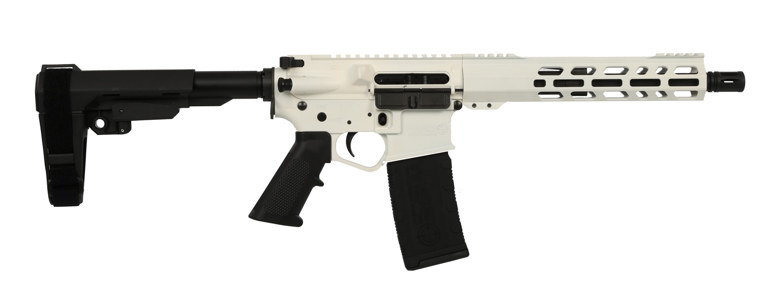 WA-15B 5.56MM WHT 10.5" SBA3 - 10.5-556-SBA3-WHT