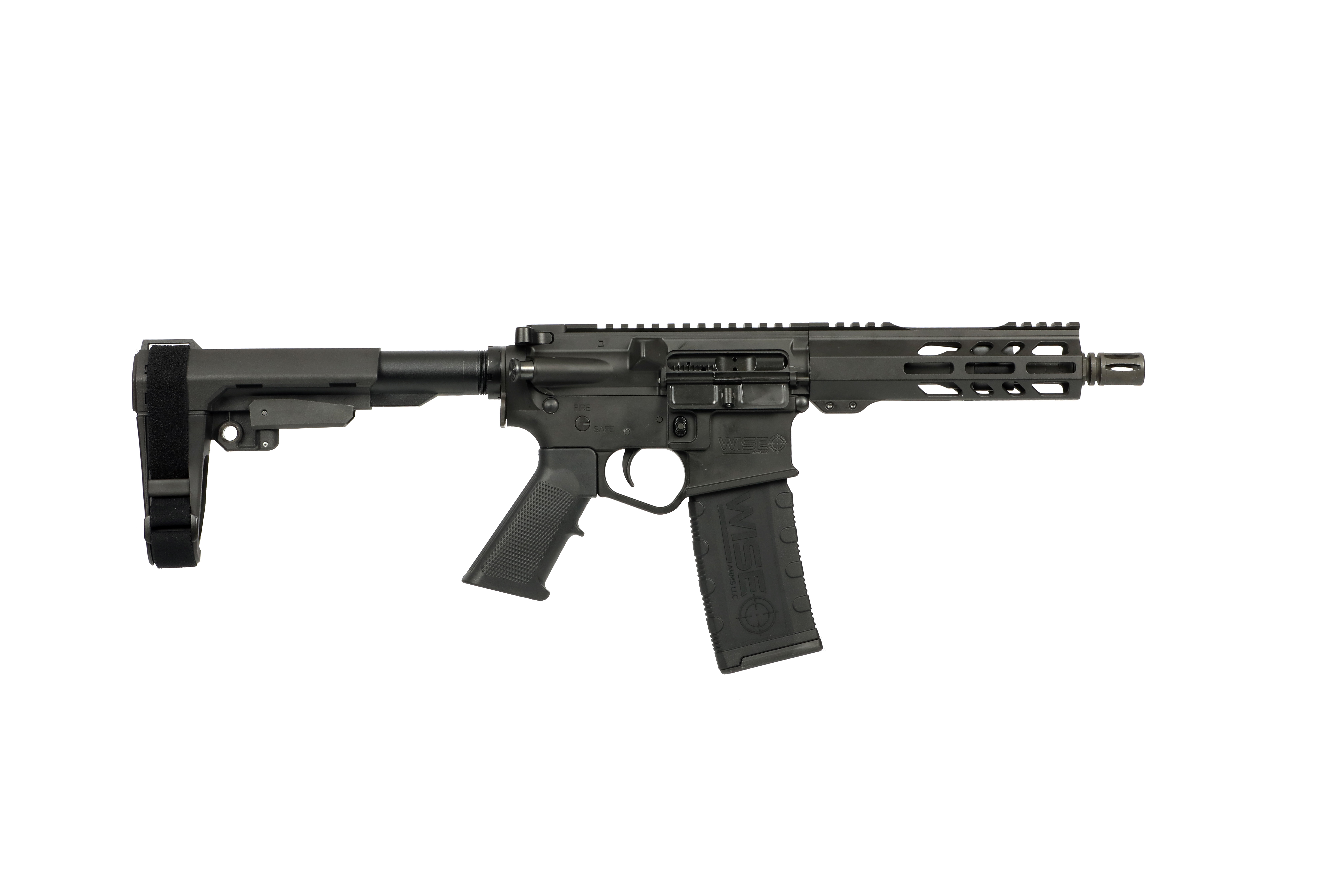 WA-15B 5.56MM BLK 7.5" SBA3 - 7.5-556-SBA3-BLK